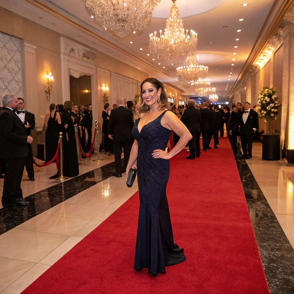Sophia Jenkins at a corporate gala