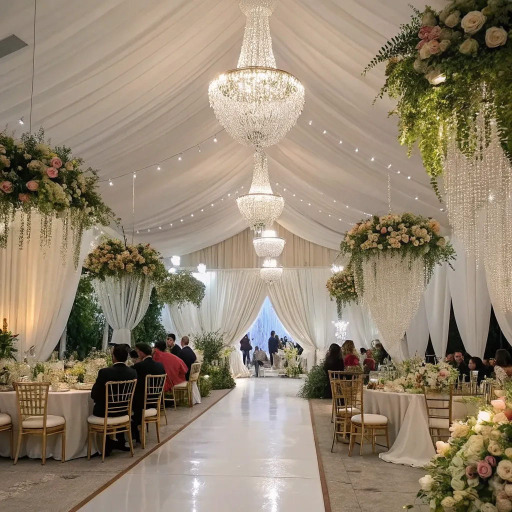 Elegant Wedding Event Setup